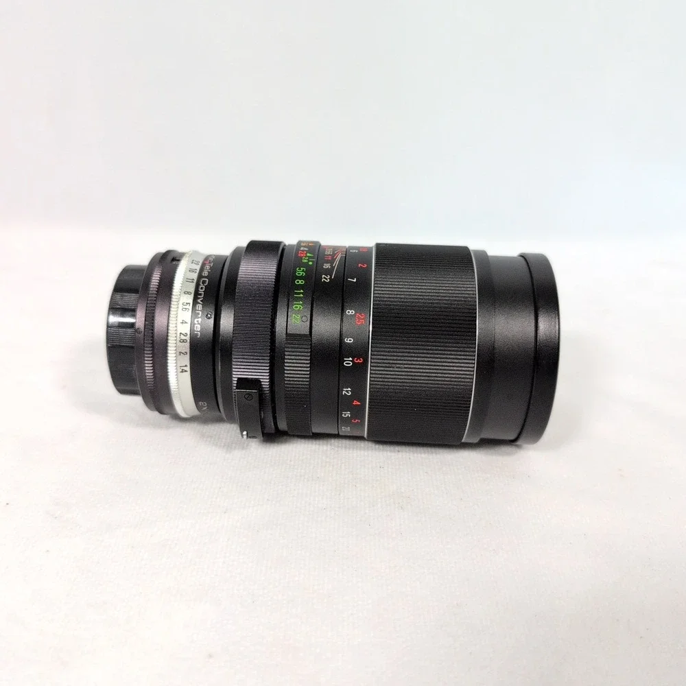 Vintage Vivitar 135mm f2.8 T4 Telephoto Lens Set M42 Mount Mamiya Pentax Cap
